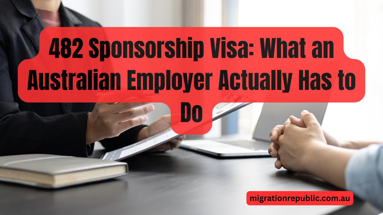 482 Sponsorship Visa